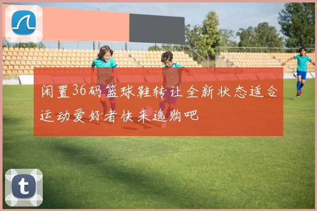 闲置36码篮球鞋转让全新状态适合运动爱好者快来选购吧